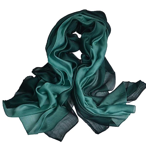 KINSI Seidentuch Monochromer Farbverlauf Damenschal, Modeschal, günstig online kaufen