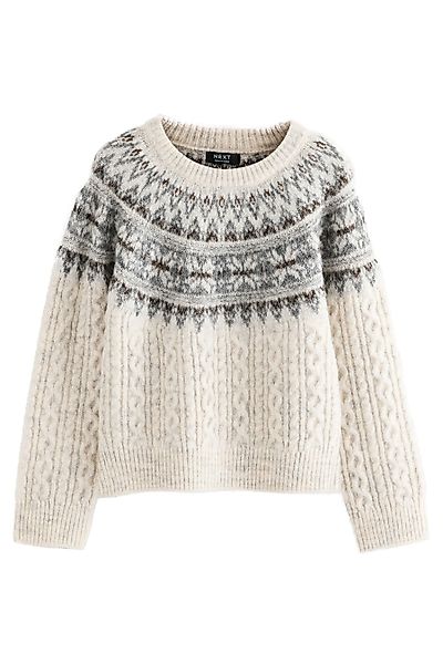 Next Strickpullover Weihnachtspullover mit Hundemotiv (1-tlg) günstig online kaufen