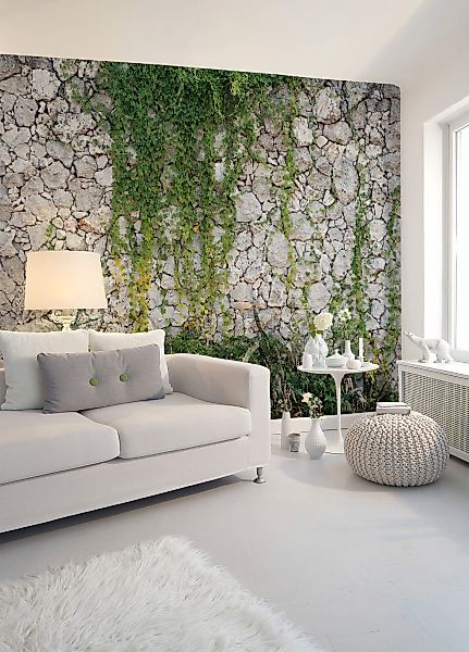 living walls Fototapete »Designwalls Stone Wall«, Vlies, Wand, Schräge, Dec günstig online kaufen