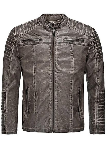 RedBridge Lederimitatjacke Red Bridge Herren Biker Jacke Kunst- Lederjacke günstig online kaufen