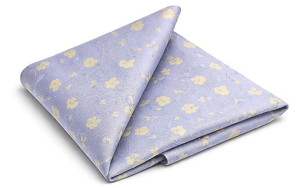 Geeignete Seidenkrawatte Blumen beige - günstig online kaufen