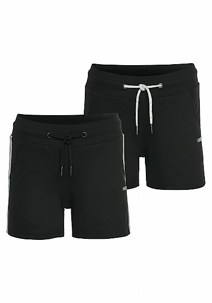 H.I.S Shorts "Essentials Shorts im Doppelpack" Elastischer Bund mit Kordelz günstig online kaufen