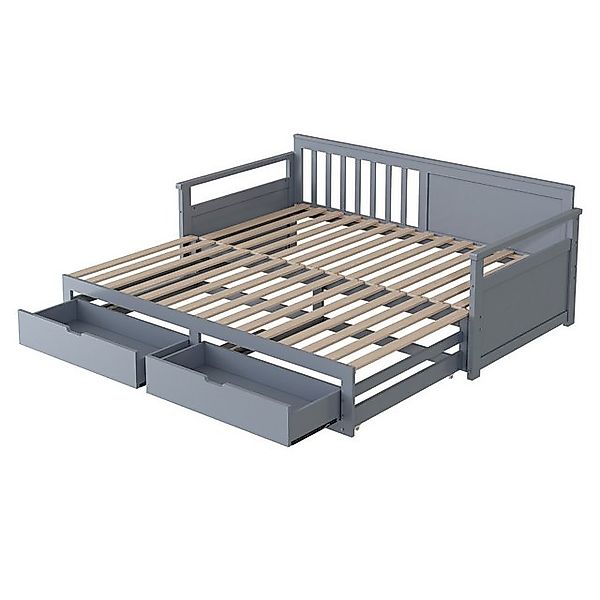 Rutaqian Daybed Multifunktionales Zwei-in-Eins-Tagesbett mit Kiefernbett, S günstig online kaufen