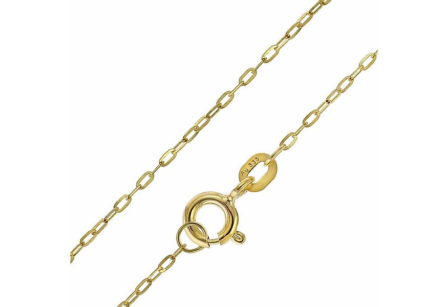 trendor Panzerkette Halskette für Anhänger Gold 333 / 8K Flachanker-Kette 1 günstig online kaufen