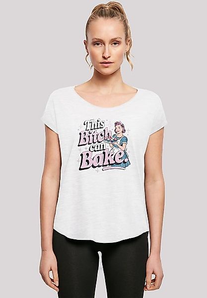 F4NT4STIC T-Shirt Vintage Pin Up Bäckerin "This Bitch Can Bake" Premium Qua günstig online kaufen