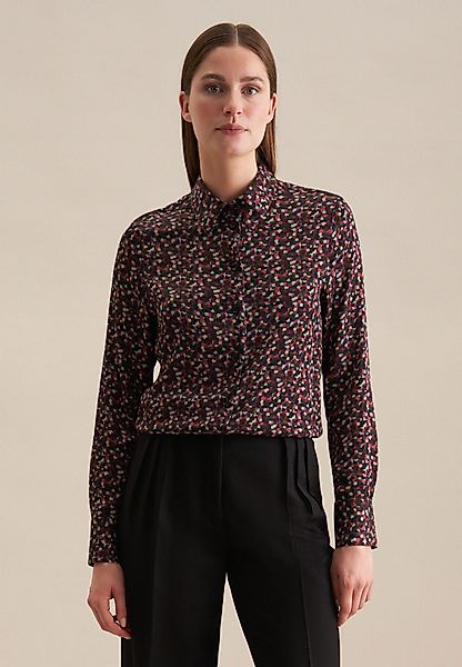 seidensticker Hemdbluse Schwarze Rose Langarm Kragen günstig online kaufen