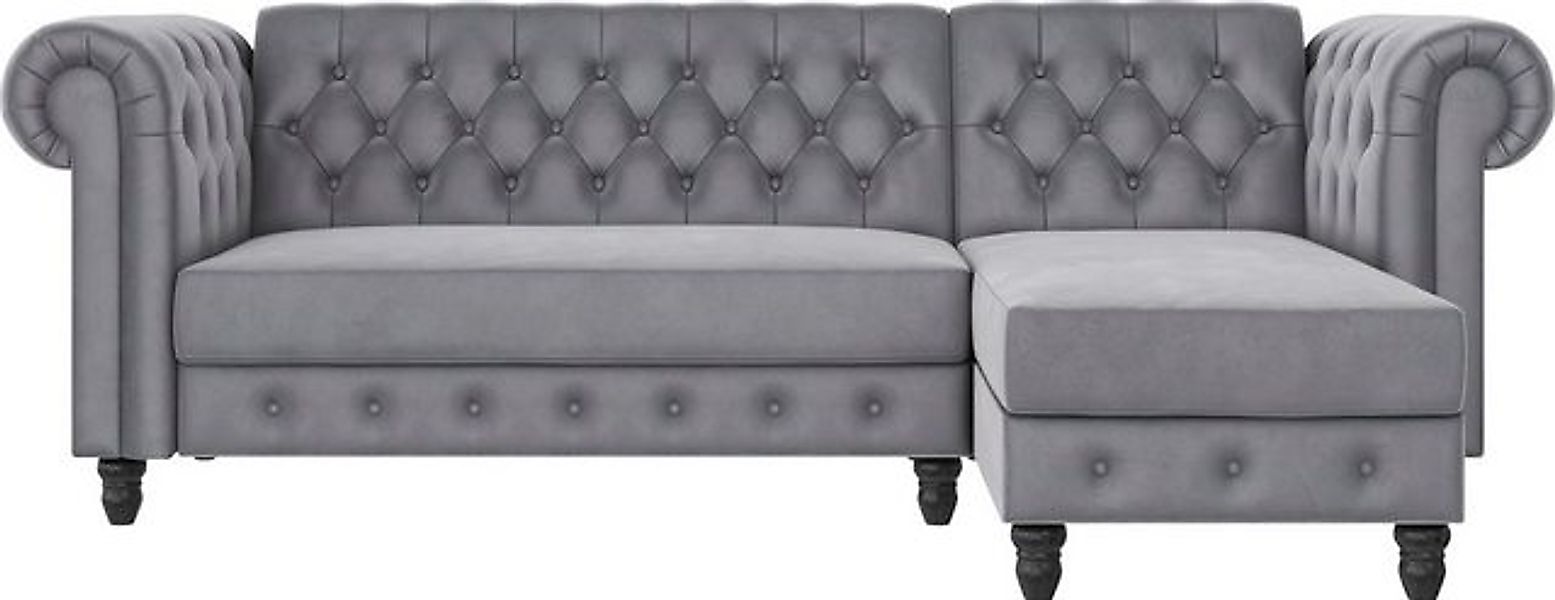Dorel Home Ecksofa Felix, L-Form, 241 cm (Liegefl.108x195 cm), Recamiere ta günstig online kaufen