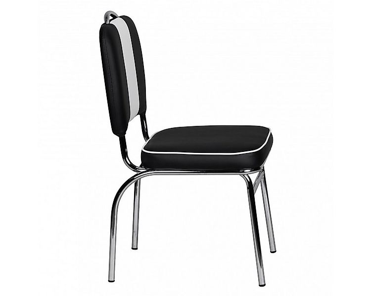 FINEBUY Esszimmerstuhl American Diner Stuhl 50er Jahre Retro Möbel Stuhl (A günstig online kaufen