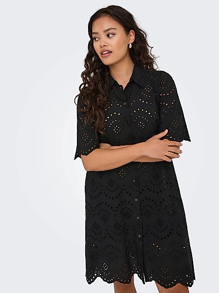 ONLY Spitzenkleid "ONLVALAIS S/S DRESS WVN NOOS" günstig online kaufen