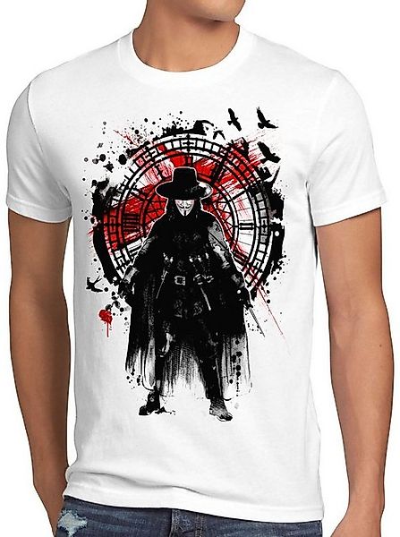 style3 T-Shirt Remember V wie vendetta Guy Fawkes London hacker demonstrati günstig online kaufen