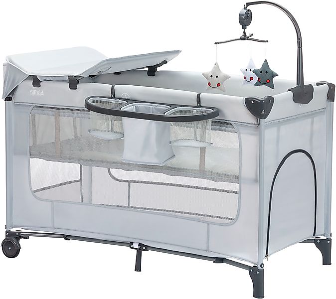 Fillikid Baby-Reisebett "Capri" mit 2 Rollen; Inkl. Transporttasche günstig online kaufen