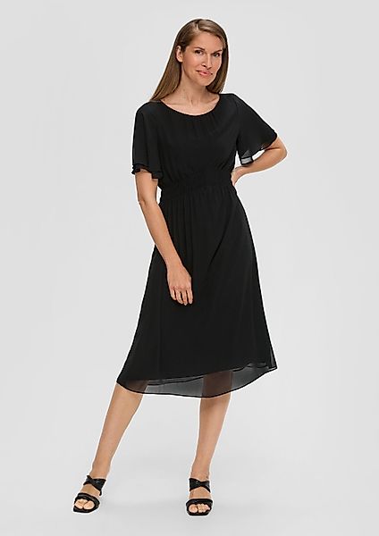 s.Oliver Midikleid Kleid Chiffon-Kleid mit elastischem günstig online kaufen