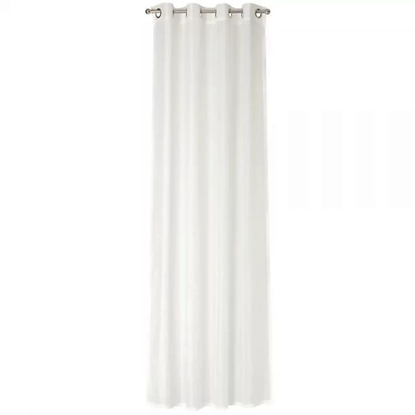 JOOP! Vorhang Gardine Nola mit Ösen - Größe: 140x250 cm - Farbe: Weiß - 001 günstig online kaufen