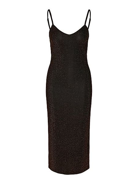 Noisy may Abendkleid V-Ausschnitt Spaghettiträger Figurbetont (lang) NMMABE günstig online kaufen