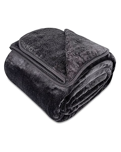 Wohndecke Cashmere-Feeling Kuscheldecke super weich & flauschig – Fleecedec günstig online kaufen