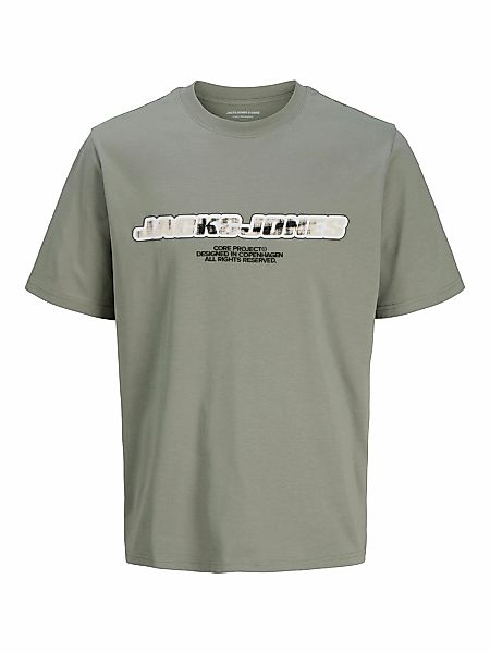 Jack & Jones T-Shirt "JCOLIDO AOP FRONT PRINT TEE SS CREW NECK", mit Frontp günstig online kaufen