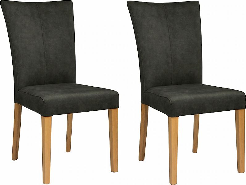 Home affaire Esszimmerstuhl "Aspen Polsterstuhl" (Set) 2 Stk. Samtvelours M günstig online kaufen