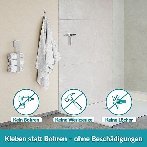 WEISSENSTEIN Handtuchhaken ohne Bohren, (1-St) günstig online kaufen
