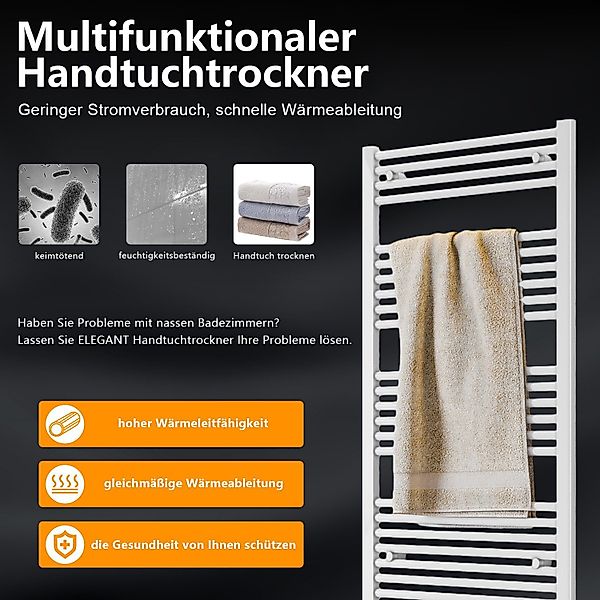 SONNI Badheizkörper Handtuchheizkörper Bad Handtuchwärmer Handtuchtrockner, günstig online kaufen