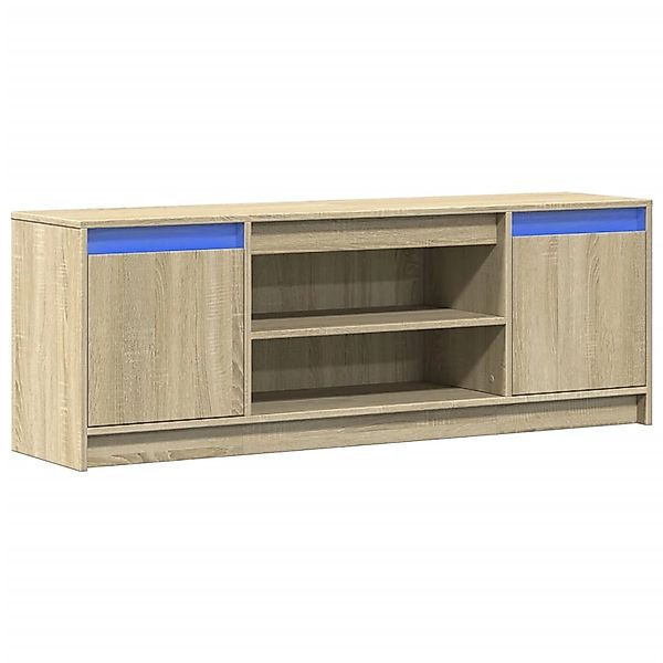 vidaXL TV-Schrank mit LED-Beleuchtung Sonoma-Eiche 139,5x34x50 cm 852196 günstig online kaufen