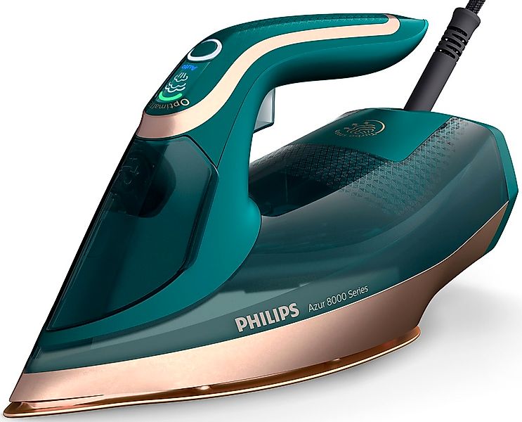 Philips Dampfbügeleisen "DST8030/70" 3000 W SteamGlide Elite Kupfer Bügelso günstig online kaufen