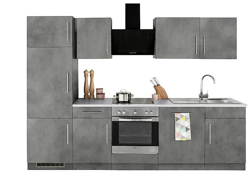 wiho Küchen Küchenzeile Cali, TOPSELLER, ohne E-Geräte, Breite 280 cm günstig online kaufen