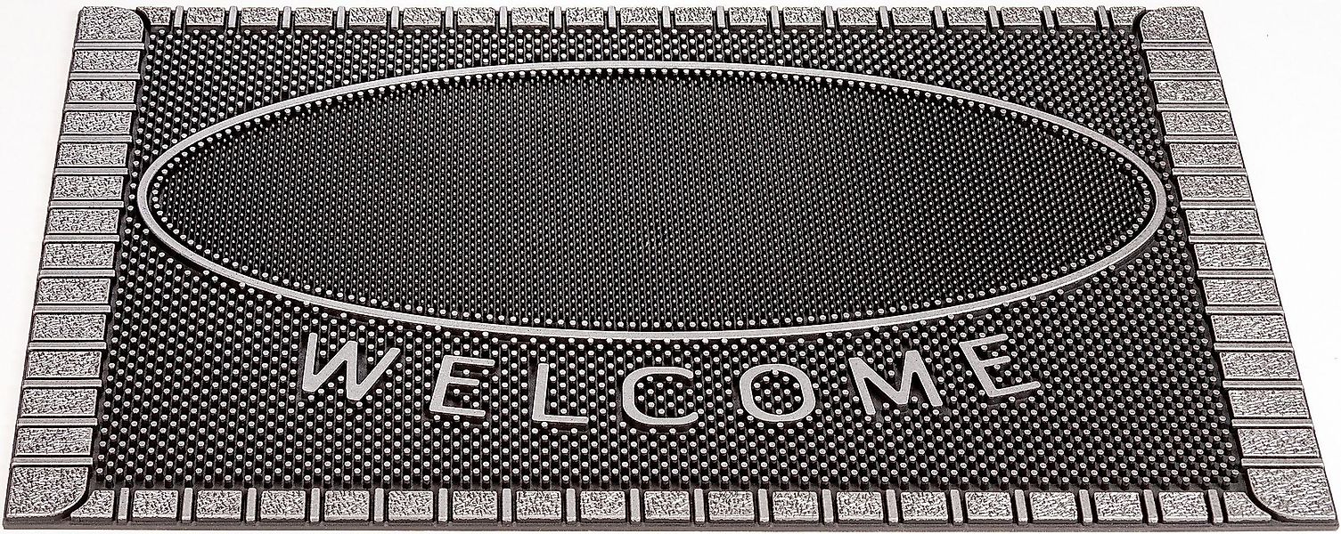 Home2Fashion Fußmatte SC Clean Welcome, rechteckig, günstig online kaufen