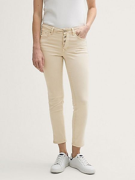 TOM TAILOR Skinny-fit-Jeans Jeanshosen TTALEXA SKINNY Jeans mit Knopfleiste günstig online kaufen