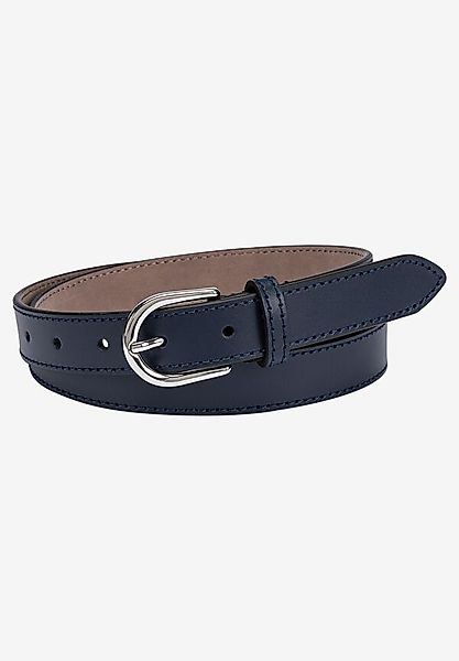 Ledergürtel, marine günstig online kaufen