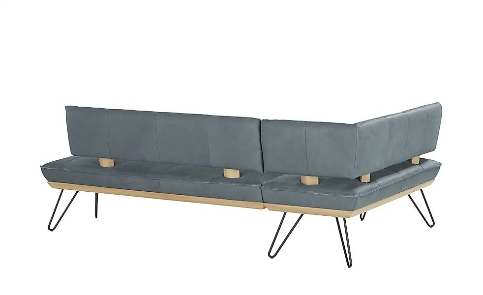 KOINOR Eckbank Leder Dining System 4 ¦ blau ¦ Maße (cm): B: 217 H: 88 T: 15 günstig online kaufen