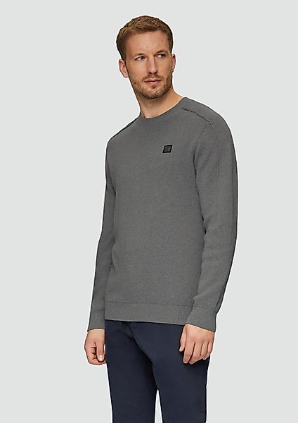 s.Oliver Longpullover Strickpullover Strickpullover mit Nahtdetails günstig online kaufen