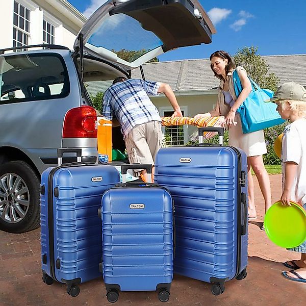 TAN.TOMI Hartschalen-Trolley Reisekoffer Trolley Großer Koffer günstig online kaufen