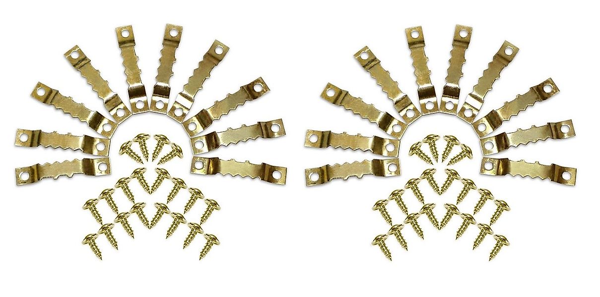 Close Up Bilderrahmen Sägezahnaufhänger 20 Stück für Bilderrahmen günstig online kaufen