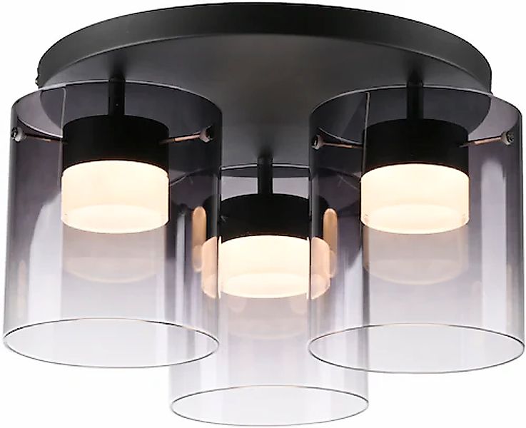 JUST LIGHT LED Deckenleuchte »ELIO« LED-Board 1 Stk. Warmweiß 3-Stufen Dimm günstig online kaufen