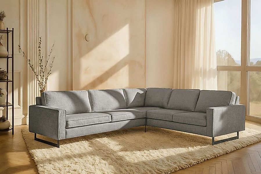 Home affaire Ecksofa »Pinto, XXL, 250/290 cm, langer Schenkel, Ottomane« Co günstig online kaufen