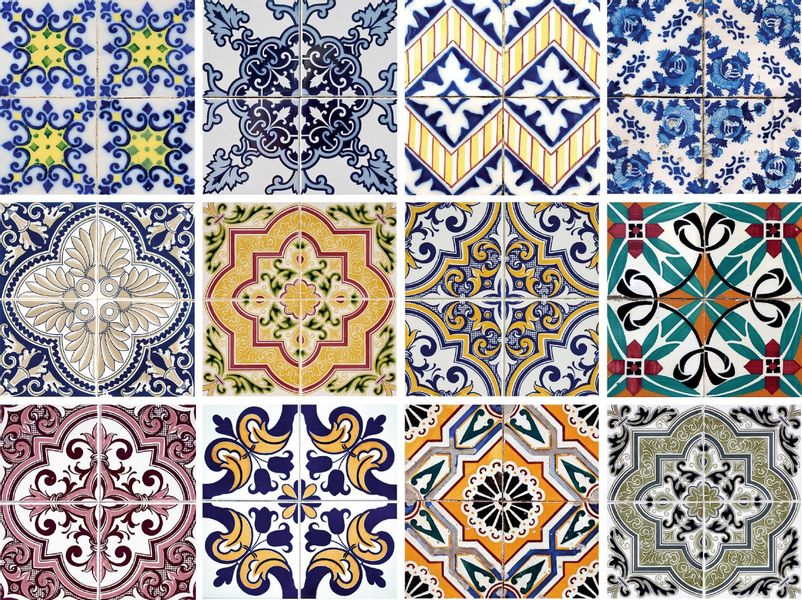 Home affaire Fliesenaufkleber Ornamente (12 St), günstig online kaufen