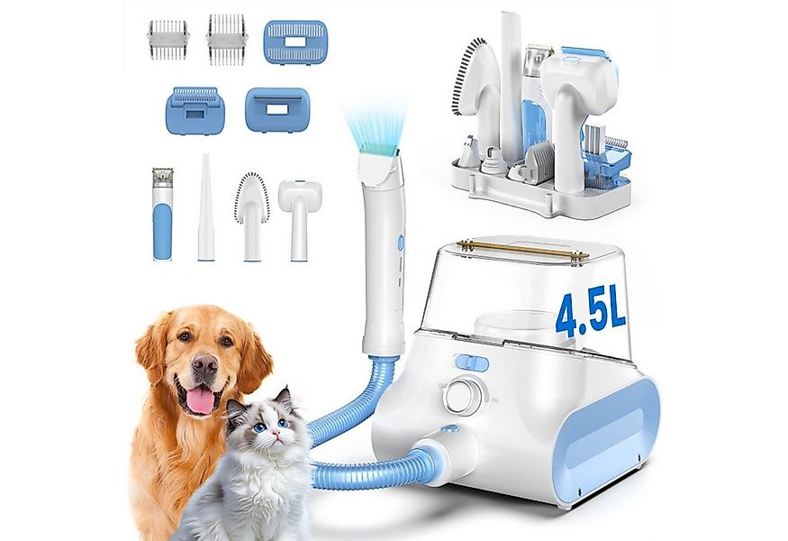 Grenintol Hundeschermaschine mit Tierhaar Staubsauger,4.5L-Haustierpflege,5 günstig online kaufen