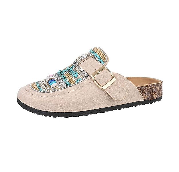 Ital-Design Damen Mules Freizeit Pantolette (85878282) Flach Pantoletten in günstig online kaufen