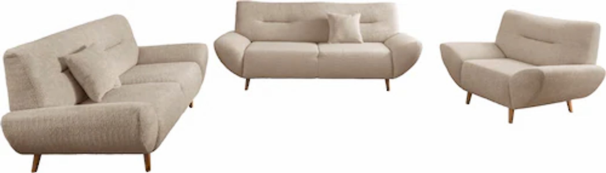 Home affaire Polstergarnitur »DRAGO« 3 tlg. tlg. günstig online kaufen