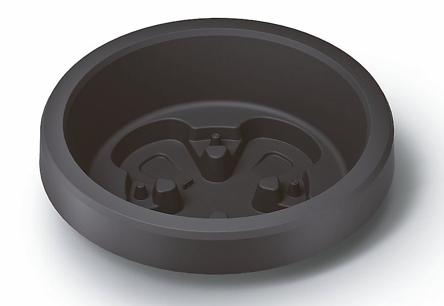 Spetebo Pflanzschale XXL Pflanzschale rund anthrazit - Ø 58 cm (Stück, 1 St günstig online kaufen