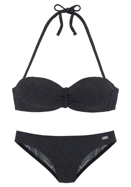 Buffalo Bügel-Bandeau-Bikini "Romance" aus Strukturware günstig online kaufen