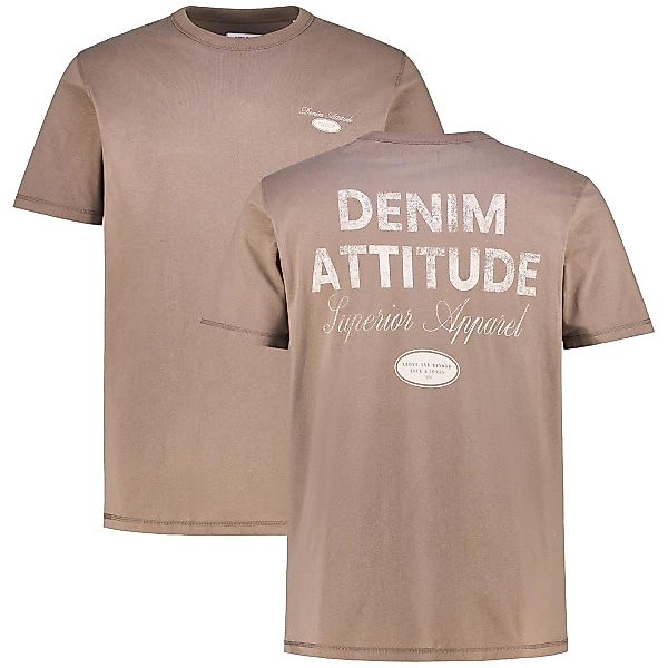 Jack&Jones T-Shirt mit Print auf Vorder- und Rückseite Farbe mittelbraun Gr günstig online kaufen