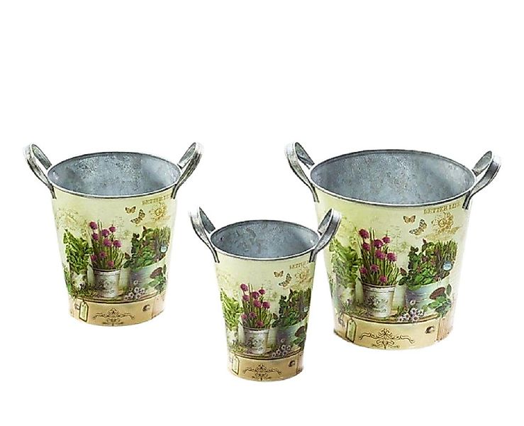 Linoows Pflanzkübel Pflanzentöpfe Set, Blumentopf Satz günstig online kaufen