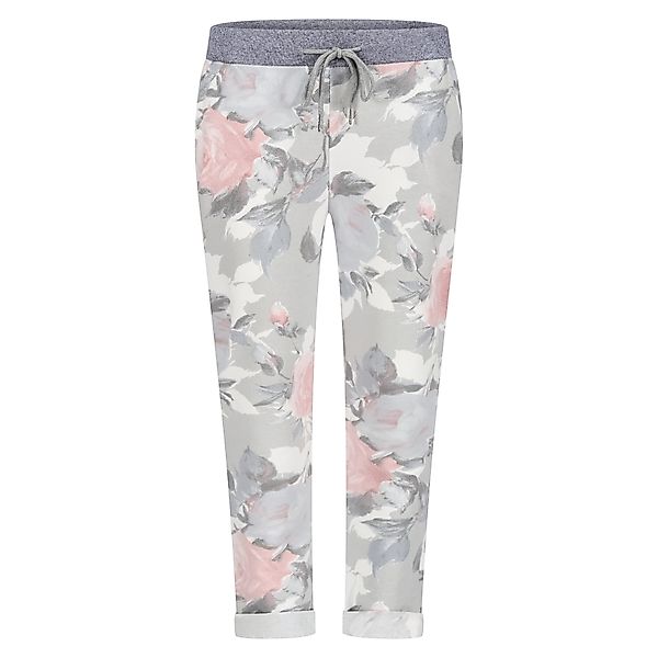 Mississhop Chinohose Damen Hose Blumen Jogginghose günstig online kaufen