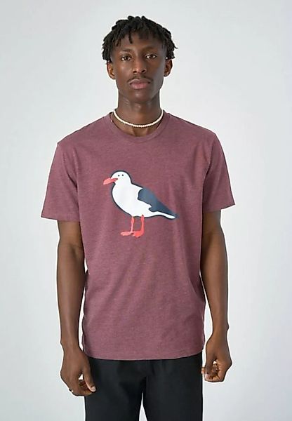 Cleptomanicx T-Shirt OG Gull mit modischem Frontprint günstig online kaufen