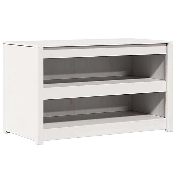 vidaXL Küchenschrank mit Regal Weiß 106 x 55 x 64 cm Massivholz Kiefer 8681 günstig online kaufen