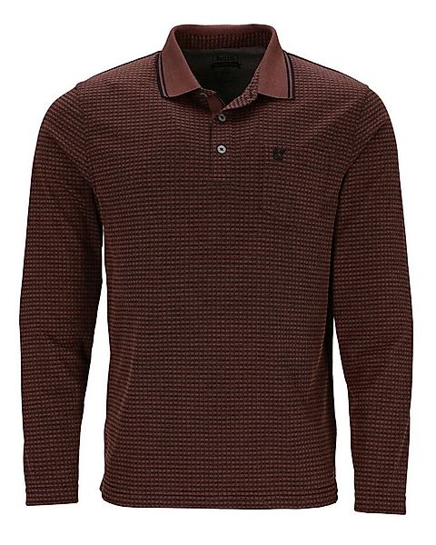 Hajo Poloshirt Softknit-Polo in Karojacquard allover günstig online kaufen