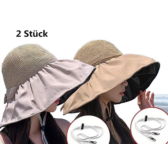 XDeer Sonnenhut 2 Stück Sonnenhut Damen, günstig online kaufen
