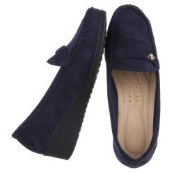Ital-Design Eleganter Damen Slipper mit Wedge-Sohle günstig online kaufen