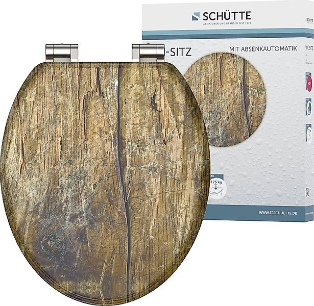 Schütte WC-Sitz Solid Wood, mit Absenkautomatik günstig online kaufen
